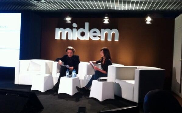 Conférence de Jean Michel Jarre au Midem de Cannes 2014