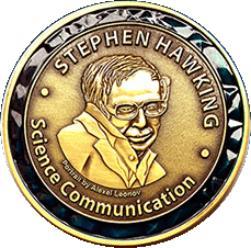 JMJ récompensé d’une médaille Stephen Hawking le 20/06/2017