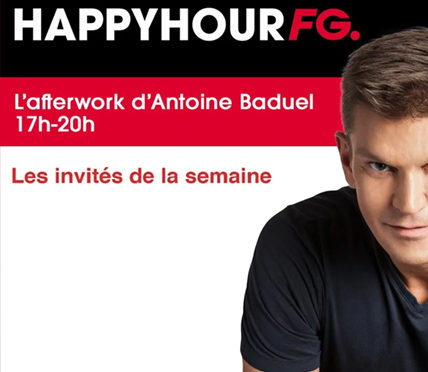 JMJ interviewé par Antoine Baduel sur Radio FG dans Happy Hour (19/12/2023)